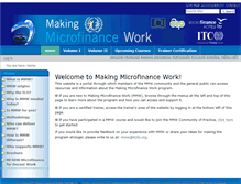 Tablet Screenshot of mmw.itcilo.org